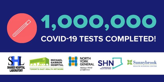 one million COVID-19 tests