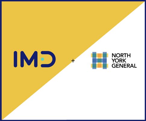 Image showing logos of iMD and North York General Hospital